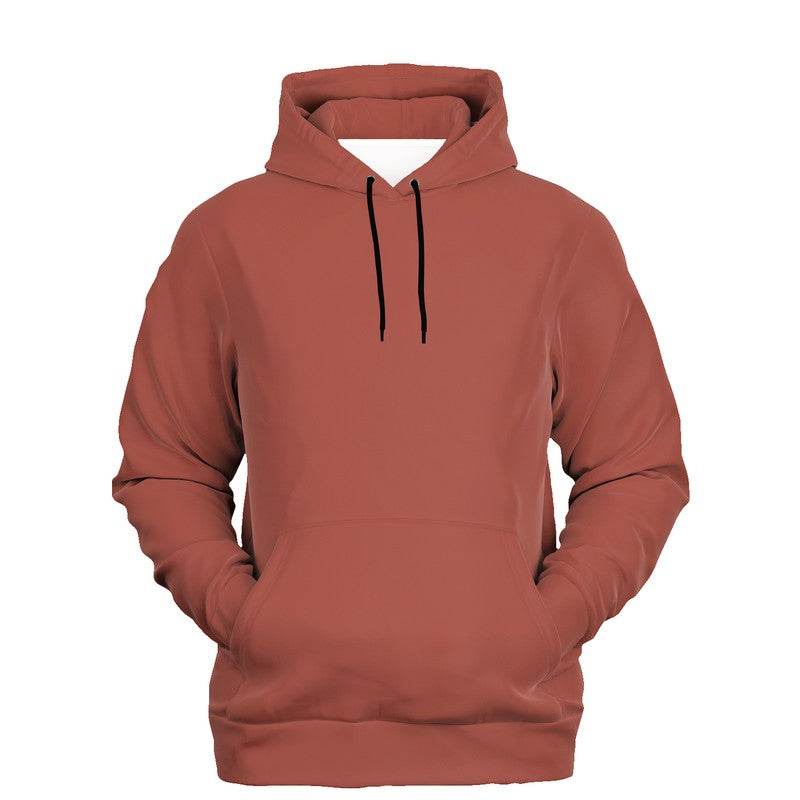 Medium Muted Red Hoodie (R-MU-ME) - Ghost Front