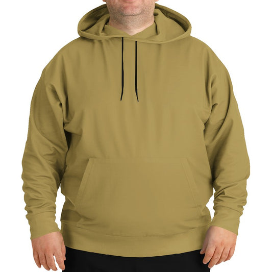Medium Muted Yellow Hoodie PLUS (Y-MU-ME) - Man Front PLUS