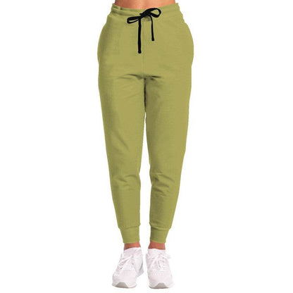 Medium Muted Yellow Joggers (LY2-MU-ME) - Woman Front