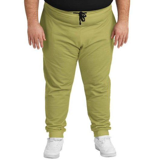 Medium Muted Yellow Joggers PLUS (LY2-MU-ME) - Man Front PLUS