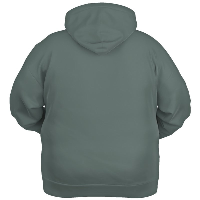 Medium Neutral Blue-Green Hoodie PLUS (BG-NE-ME) - Ghost Back PLUS