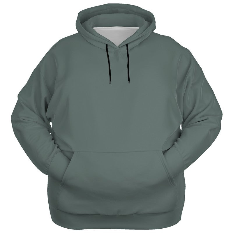 Medium Neutral Blue-Green Hoodie PLUS (BG-NE-ME) - Ghost Front PLUS