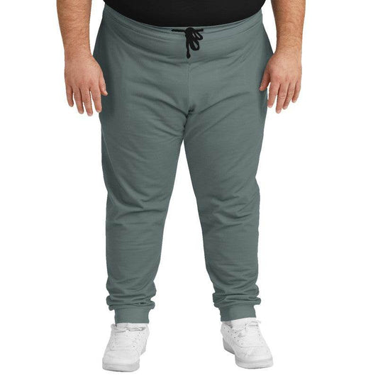Medium Neutral Blue-Green Joggers PLUS (CBG2-NE-ME) - Man Front PLUS
