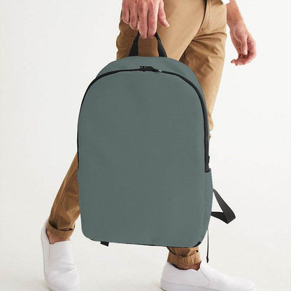 Medium Neutral Blue-Green Waterproof Backpack (CBG2-NE-ME) - Man Holding CloseUp