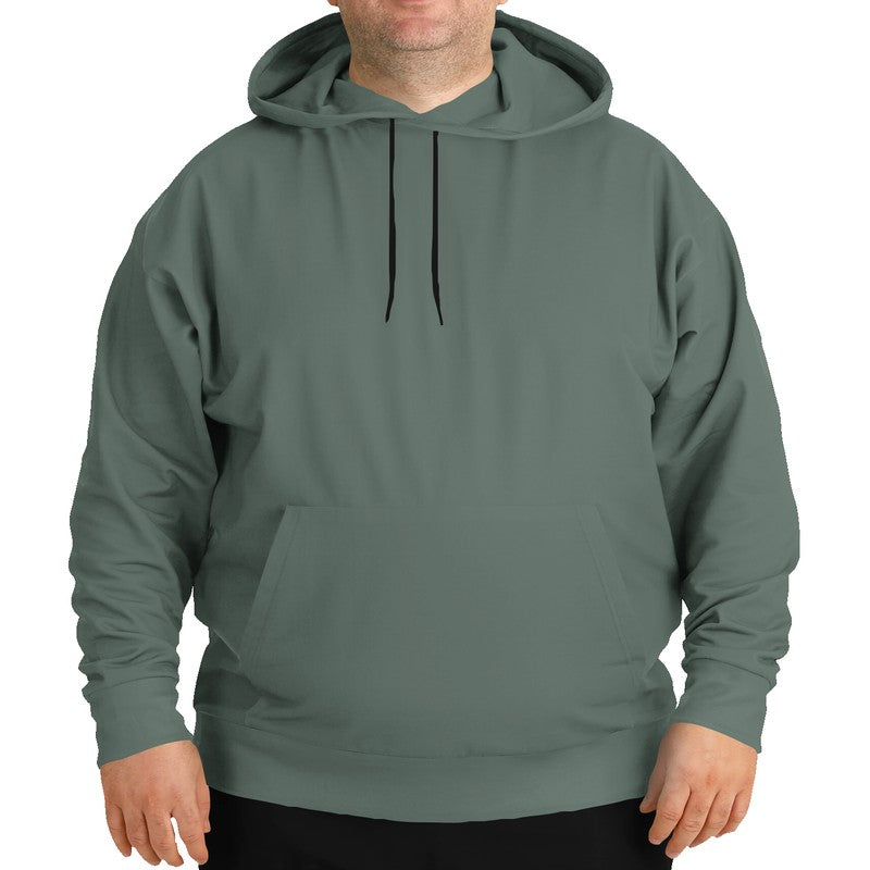 Medium Neutral Green Hoodie PLUS (BGG2-NE-ME) - Man Front PLUS