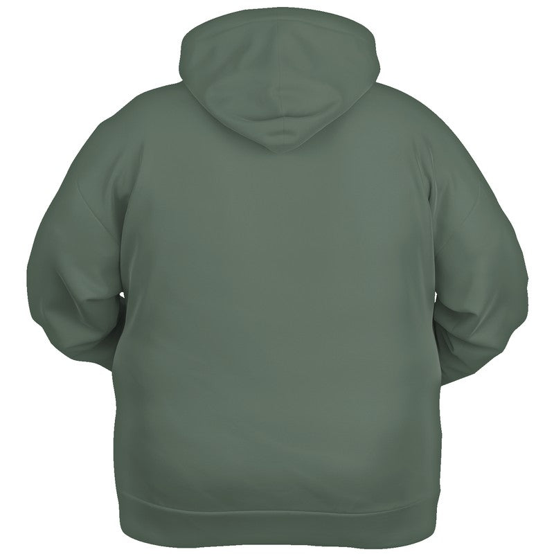 Medium Neutral Green Hoodie PLUS (G-NE-ME) - Ghost Back PLUS
