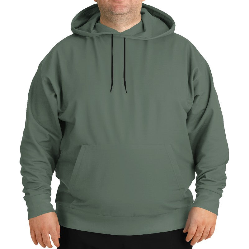 Medium Neutral Green Hoodie PLUS (G-NE-ME) - Man Front PLUS