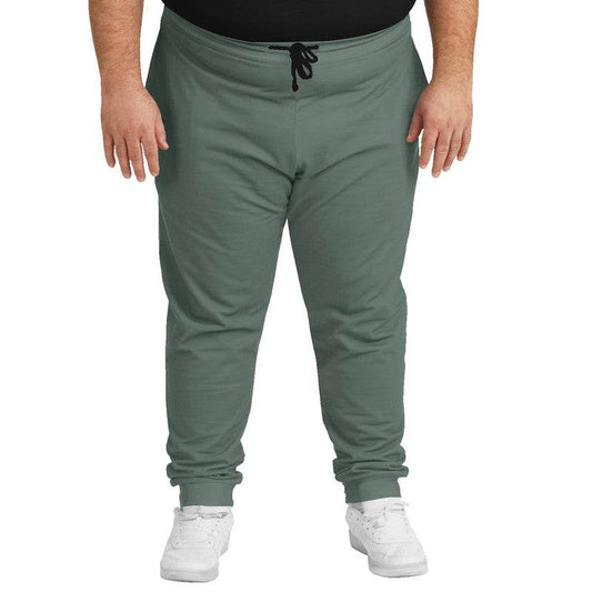 Medium Neutral Green Joggers PLUS (BGG2-NE-ME) - Man Front PLUS