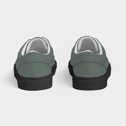 Medium Neutral Green Men's Canvas Sneakers (BGG2-NE-ME) - Back