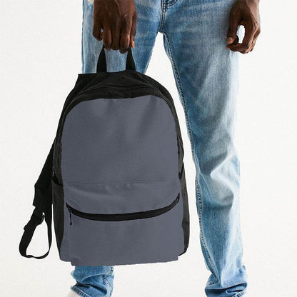 Medium Neutral Indigo Canvas Backpack (I-NE-ME) - Man Holding