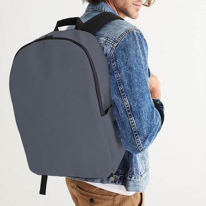 Medium Neutral Indigo Waterproof Backpack (I-NE-ME) - Man CloseUp