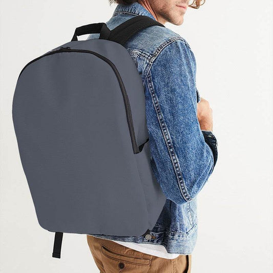 Medium Neutral Indigo Waterproof Backpack (I-NE-ME) - Man CloseUp