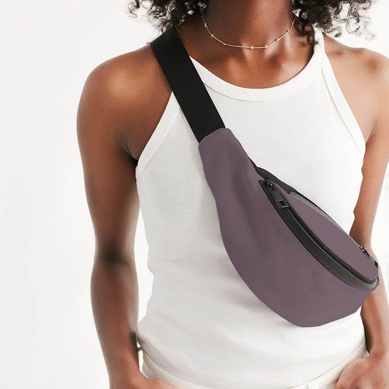 Medium Neutral Magenta Belt Bag (PIM2-NE-ME) - Woman Front CloseUp