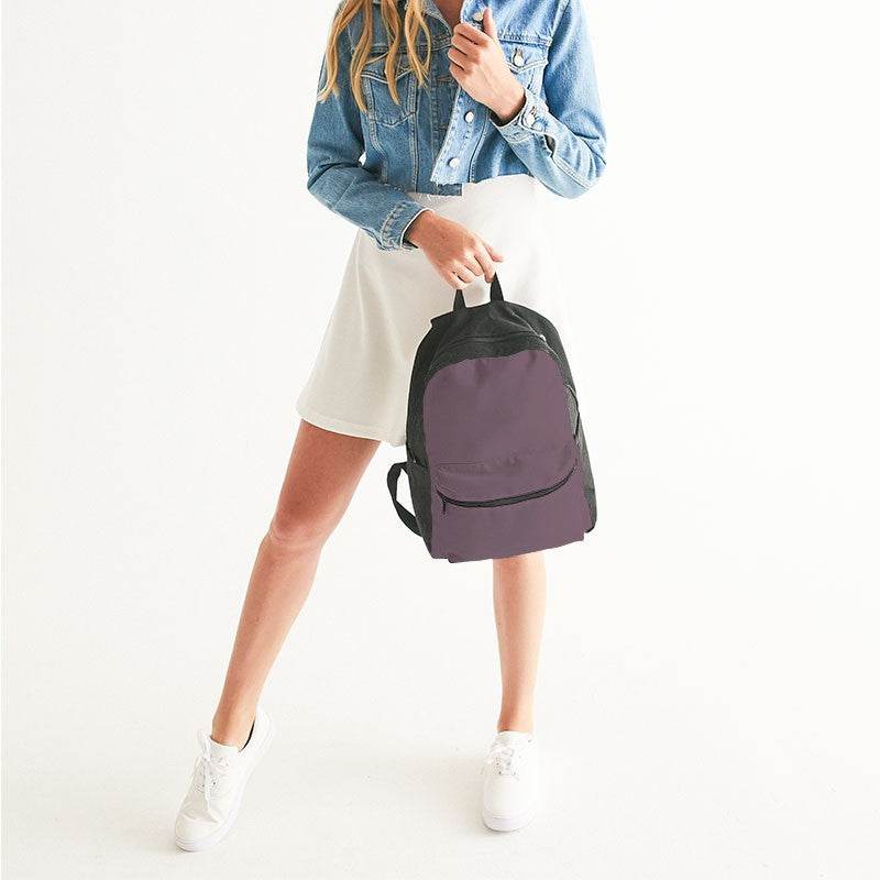 Medium Neutral Magenta Canvas Backpack (PIM2-NE-ME) - Woman