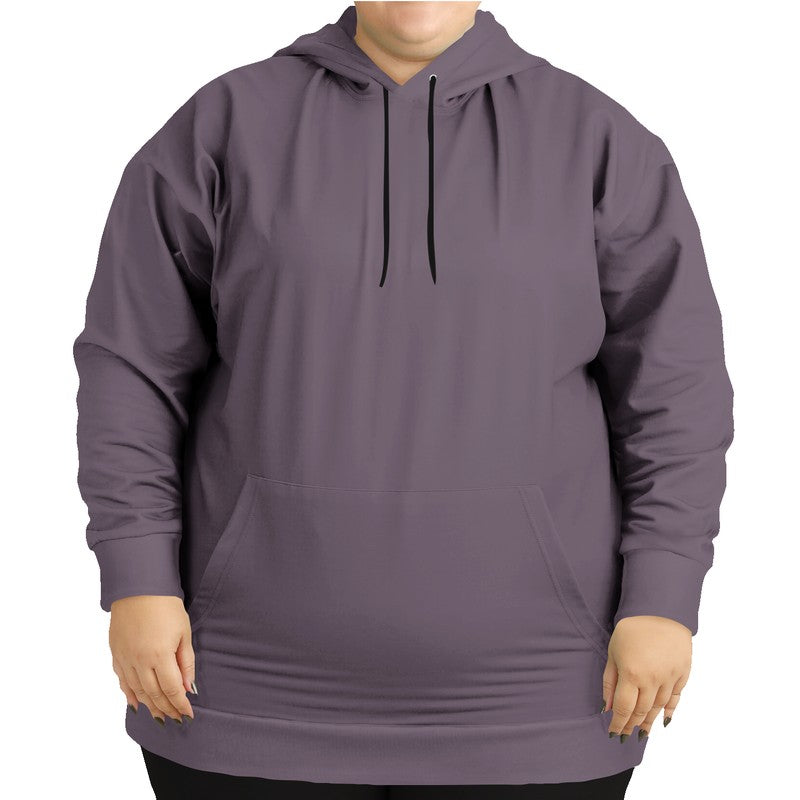 Medium Neutral Magenta Hoodie PLUS (M-NE-ME) - Woman Front PLUS