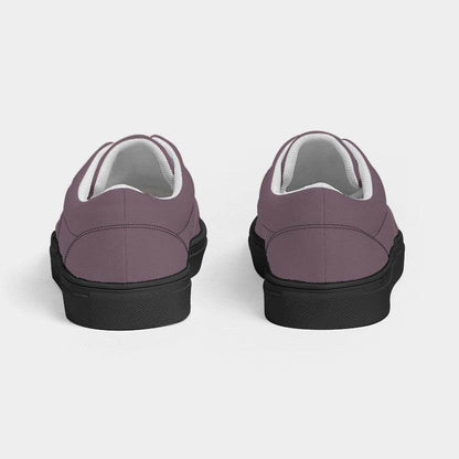 Medium Neutral Magenta Women's Canvas Sneakers (PIM2-NE-ME) - Back