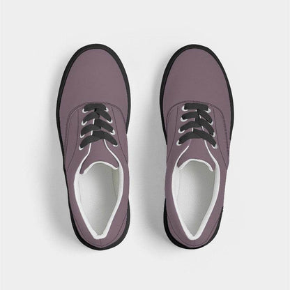 Medium Neutral Magenta Women's Canvas Sneakers (PIM2-NE-ME) - Top