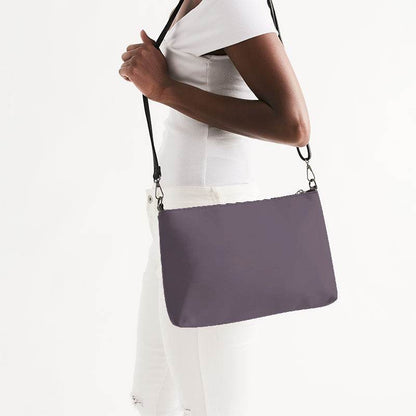 Medium Neutral Magenta Zip Pouch (M-NE-ME) - Side CloseUp