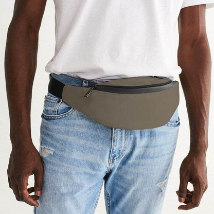 Medium Neutral Orange Belt Bag (YO2-NE-ME) - Man Front CloseUp