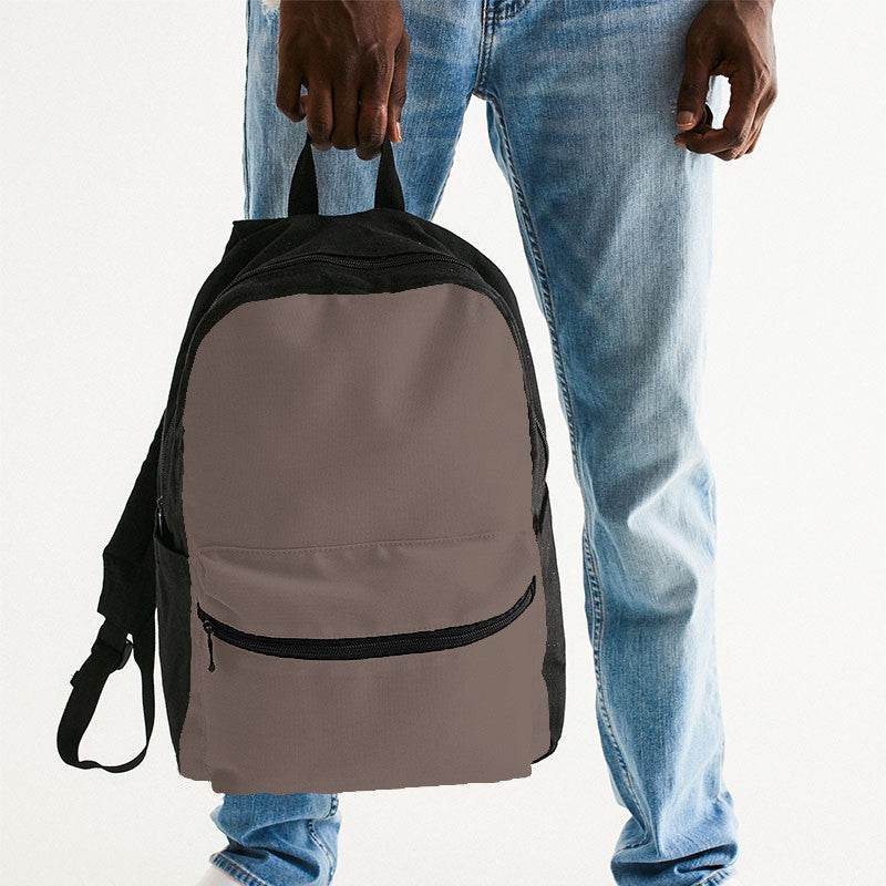 Medium Neutral Orange Canvas Backpack (OR2-NE-ME) - Man Holding