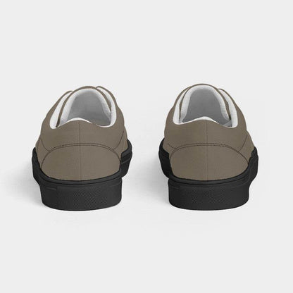 Medium Neutral Orange Women's Canvas Sneakers (YO2-NE-ME) - Back