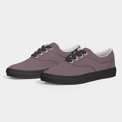 Medium Neutral Pink Men's Canvas Sneakers (PI-NE-ME) - Side 3