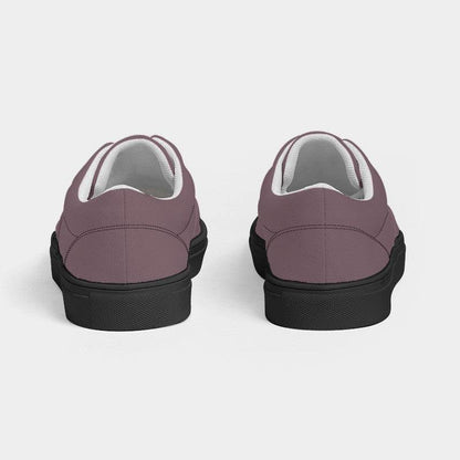 Medium Neutral Pink Women's Canvas Sneakers (PI-NE-ME) - Back