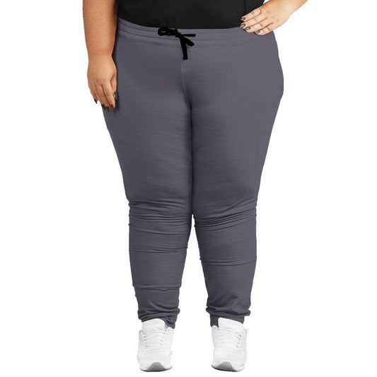 Medium Neutral Purple Joggers PLUS (PU-NE-ME) - Woman Front PLUS