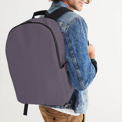 Medium Neutral Purple Waterproof Backpack (MPU2-NE-ME) - Man CloseUp
