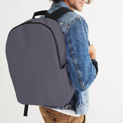 Medium Neutral Purple Waterproof Backpack (PU-NE-ME) - Man CloseUp