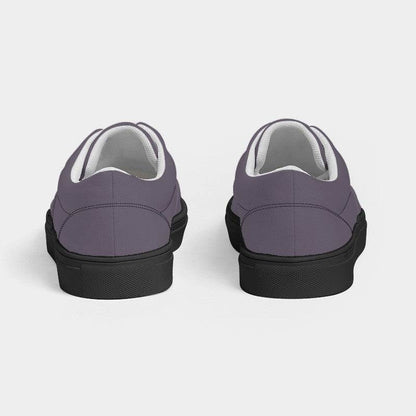 Medium Neutral Purple Women's Canvas Sneakers (MPU2-NE-ME) - Back