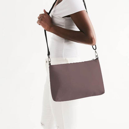 Medium Neutral Red Zip Pouch (RPI2-NE-ME) - Side CloseUp