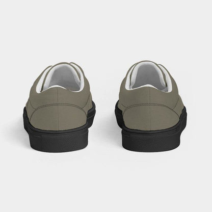 Medium Neutral Yellow Men's Canvas Sneakers (Y-NE-ME) - Back