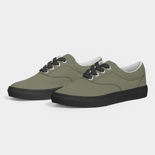 Medium Neutral Yellow Women's Canvas Sneakers (LY2-NE-ME) - Side 3