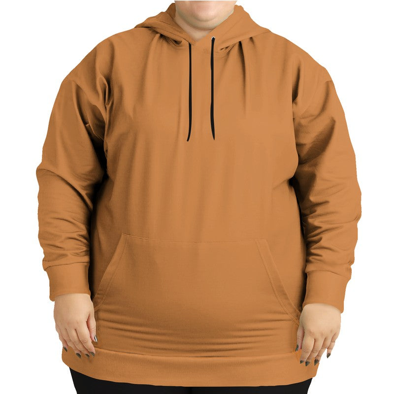 Medium Orange Hoodie PLUS (O-ME-ME) - Woman Front PLUS