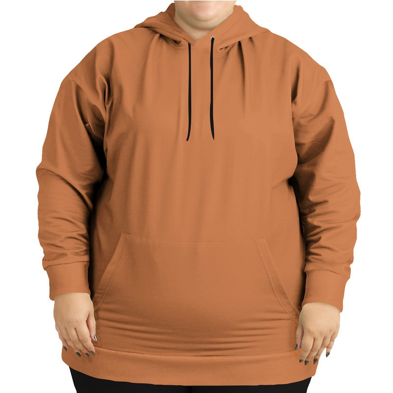 Medium Orange Hoodie PLUS (OR1-ME-ME) - Woman Front PLUS
