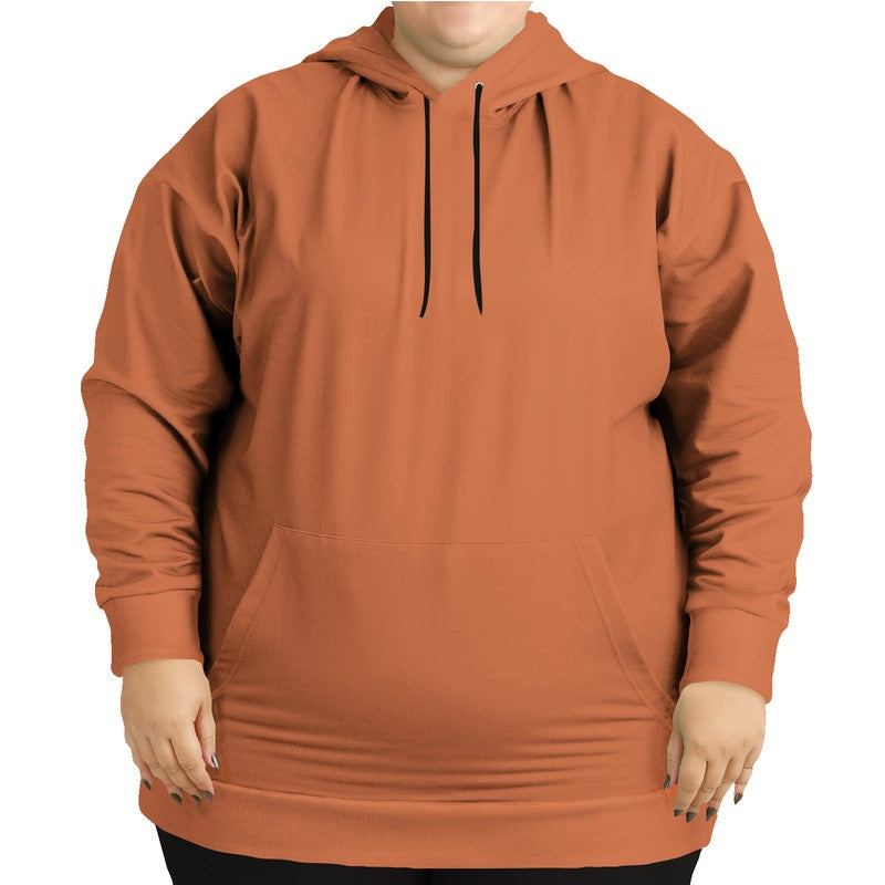 Medium Orange Hoodie PLUS (OR2-ME-ME) - Woman Front PLUS