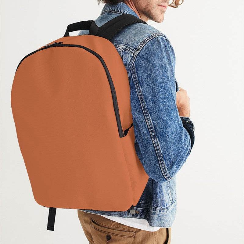 Medium Orange Waterproof Backpack (OR2-ME-ME) - Man CloseUp