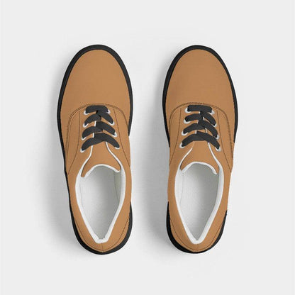 Medium Orange Women's Canvas Sneakers (O-ME-ME) - Top