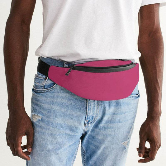 Medium Pink Belt Bag (PI-ME-ME) - Man Front CloseUp