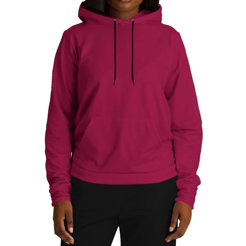 Medium Pink Hoodie (C0M100Y50K45) - Woman Front