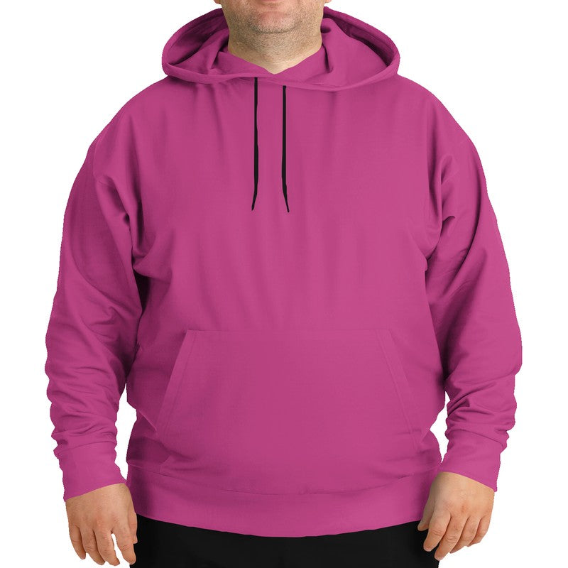 Medium Pink Hoodie PLUS (PIM1-ME-ME) - Man Front PLUS