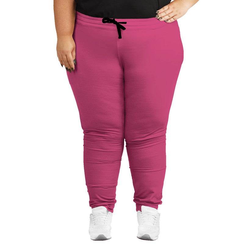Medium Pink Joggers PLUS (PI-ME-ME) - Woman Front PLUS