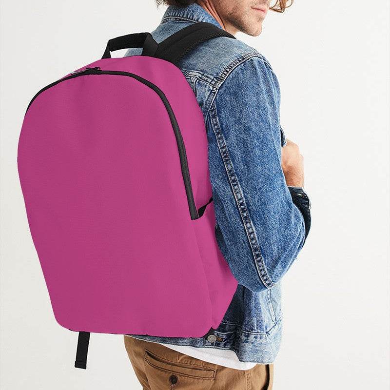 Medium Pink Waterproof Backpack (PIM1-ME-ME) - Man CloseUp