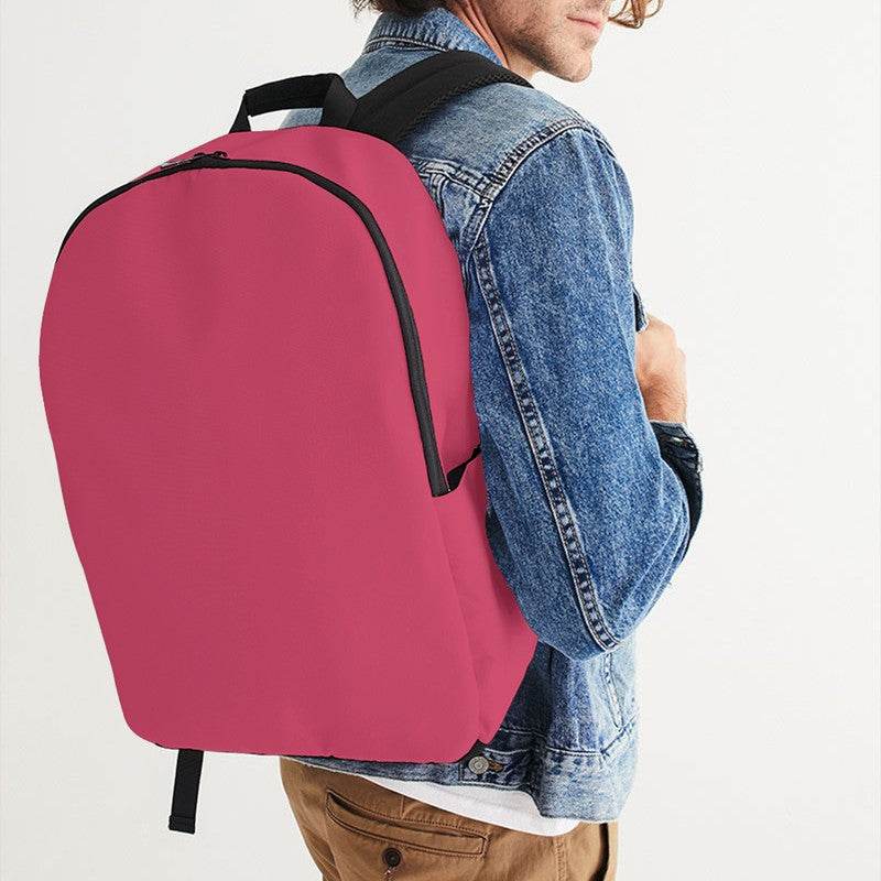 Medium Pink Waterproof Backpack (RPI3-ME-ME) - Man CloseUp