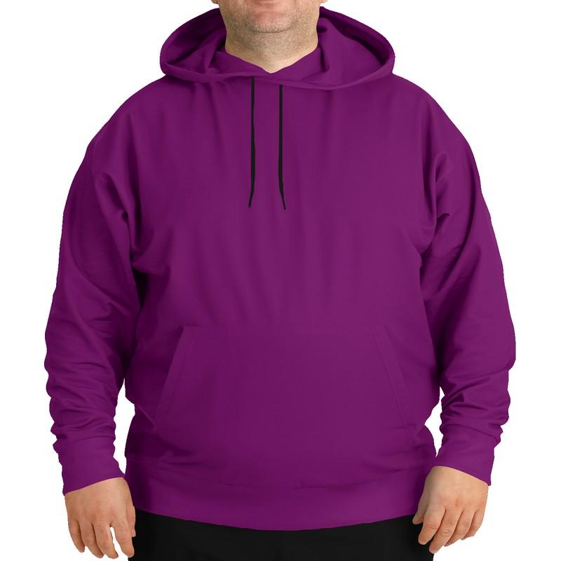 Medium Purple Hoodie (C38M100Y0K45) - Man Front PLUS