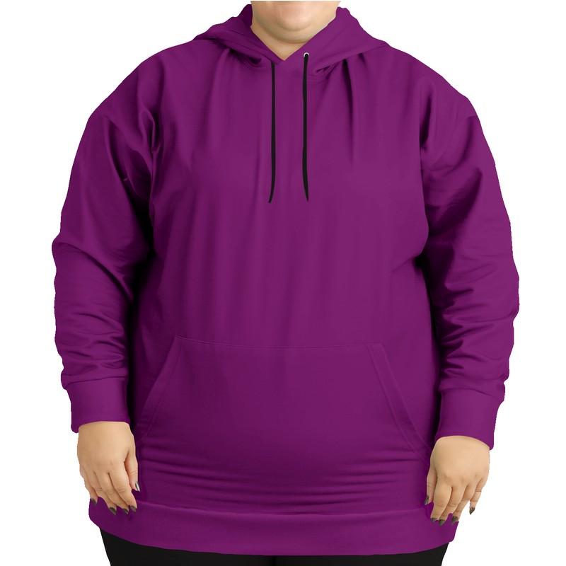 Medium Purple Hoodie (C38M100Y0K45) - Woman Front PLUS