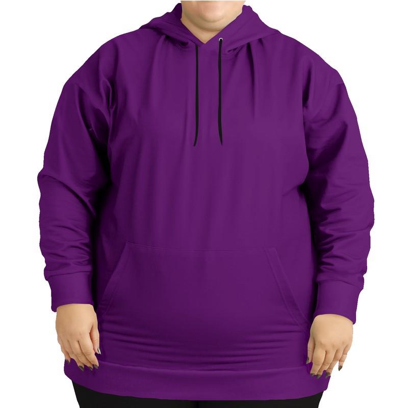 Medium Purple Hoodie (C62M100Y0K45) - Woman Front PLUS