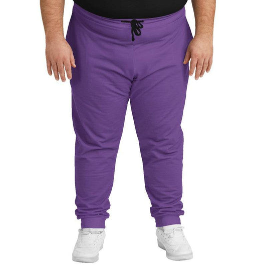 Medium Purple Joggers PLUS (MPU3-ME-ME) - Man Front PLUS