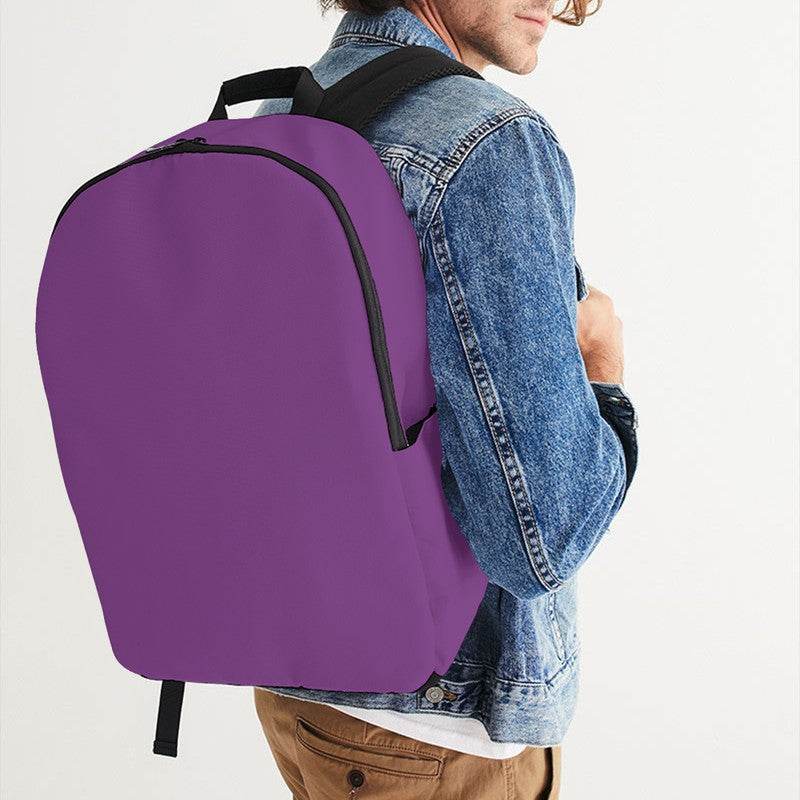Medium Purple Waterproof Backpack (MPU1-ME-ME) - Man CloseUp